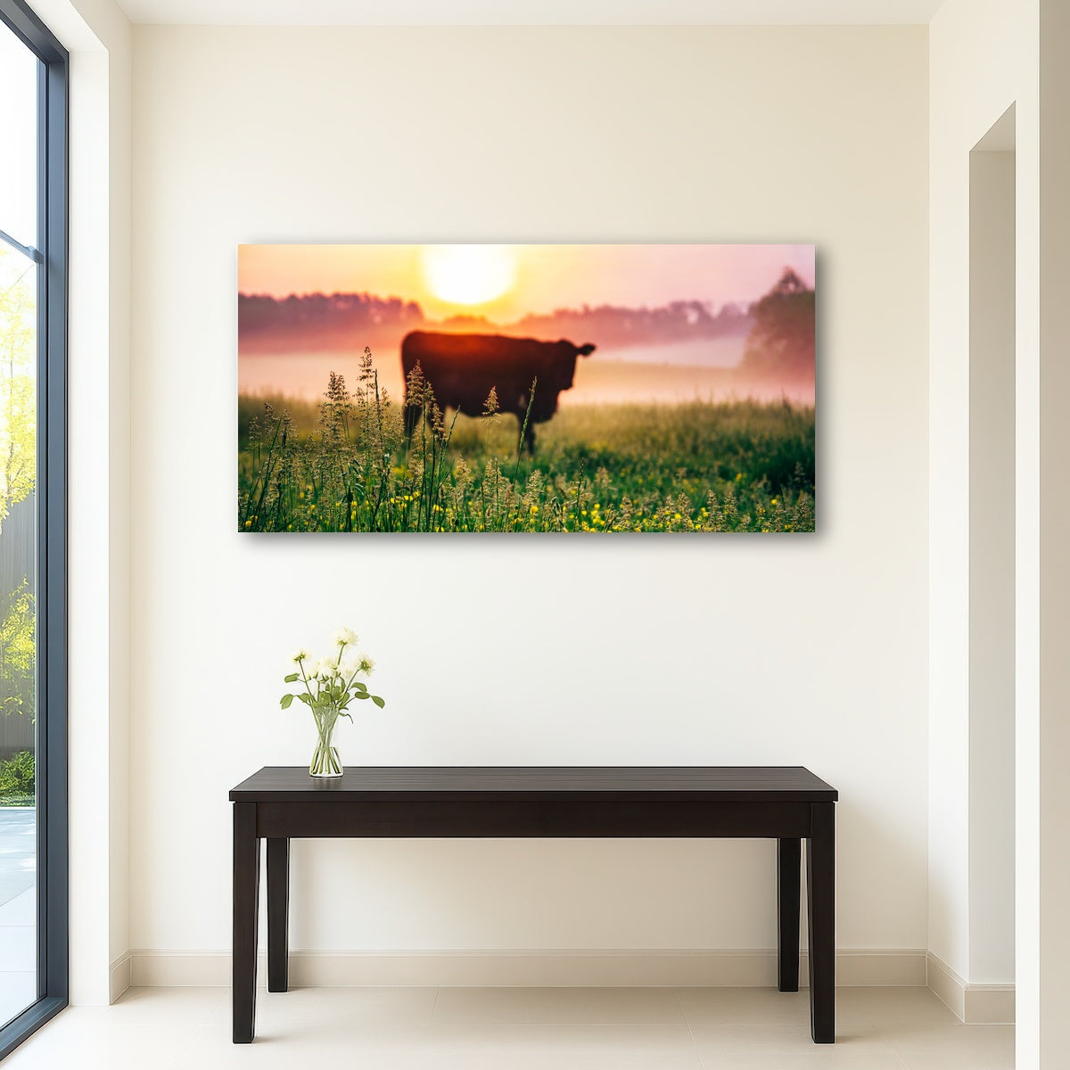 AUTO-MOCKUP ROOM | Cow Sunrise