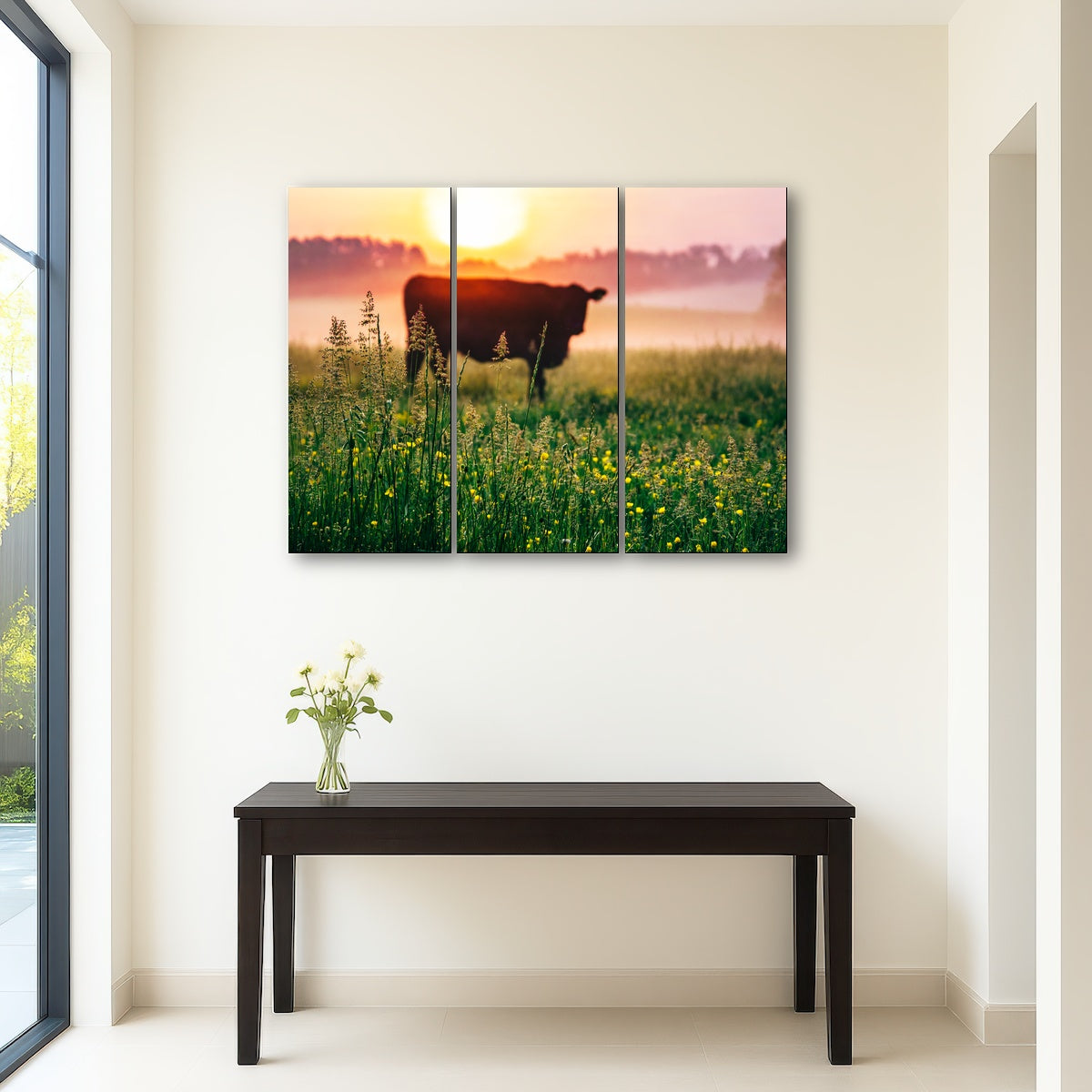 AUTO-MOCKUP ROOM | Cow Sunrise