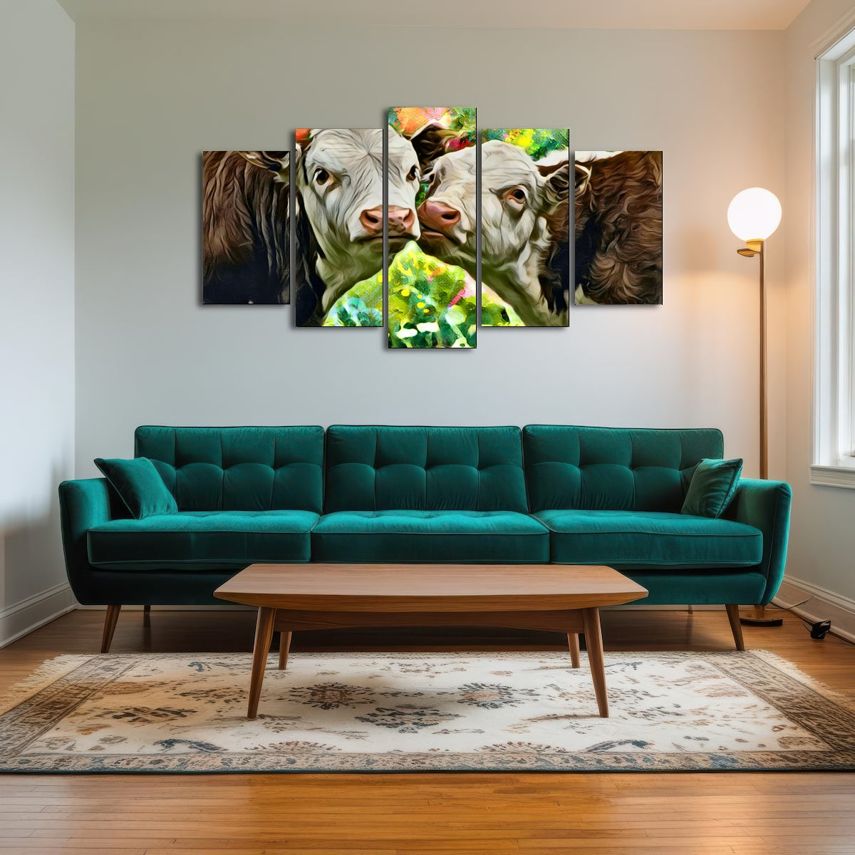 AUTO-MOCKUP ROOM | Cows Abstract