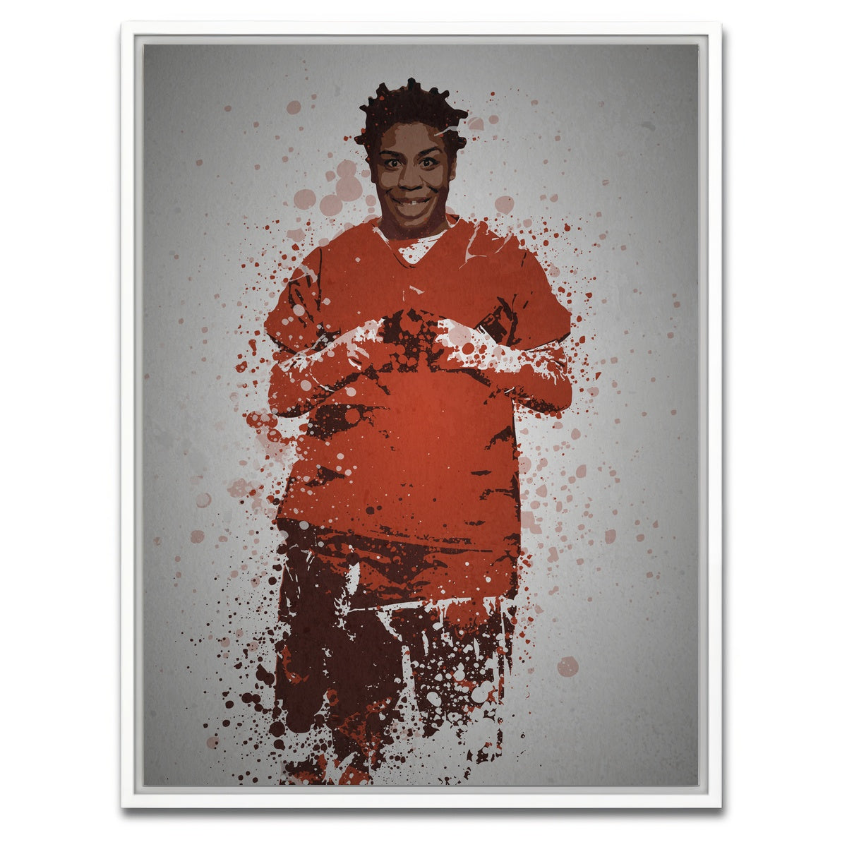 AUTO-MOCKUP WHITE | Crazy Eyes | 1 Piece | White Framed Canvas | group=3x4