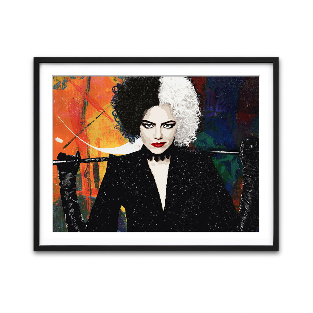 Framed Print 4x3 Black