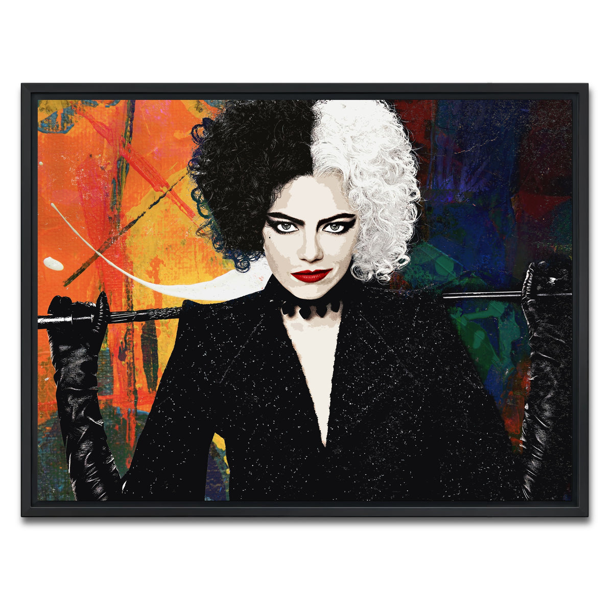 AUTO-MOCKUP WHITE | Cruella | 1 Piece | Black Framed Canvas | group=4x3