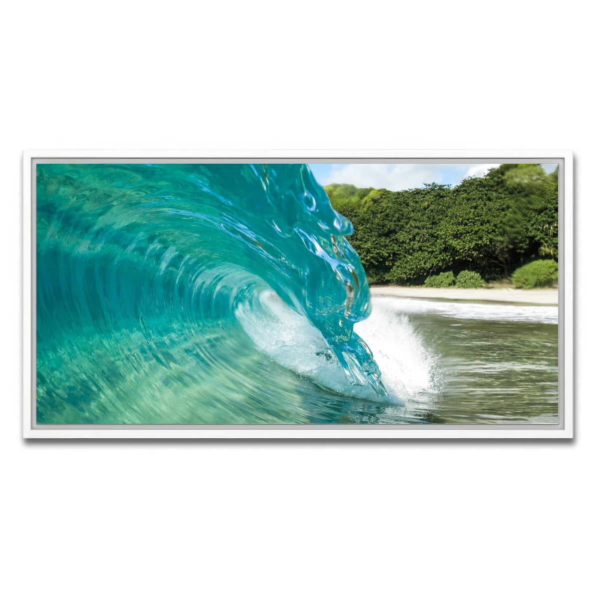 AUTO-MOCKUP WHITE | Crystal | 1 Piece | White Framed Canvas | group=2x1