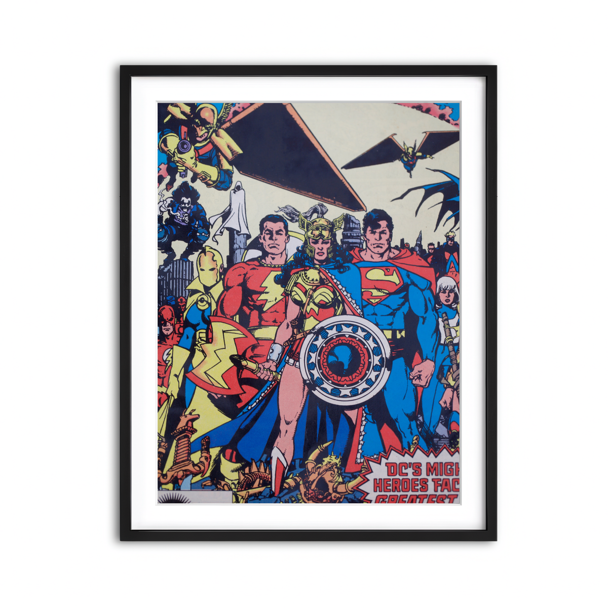 DC Superhero Comic Wall Art