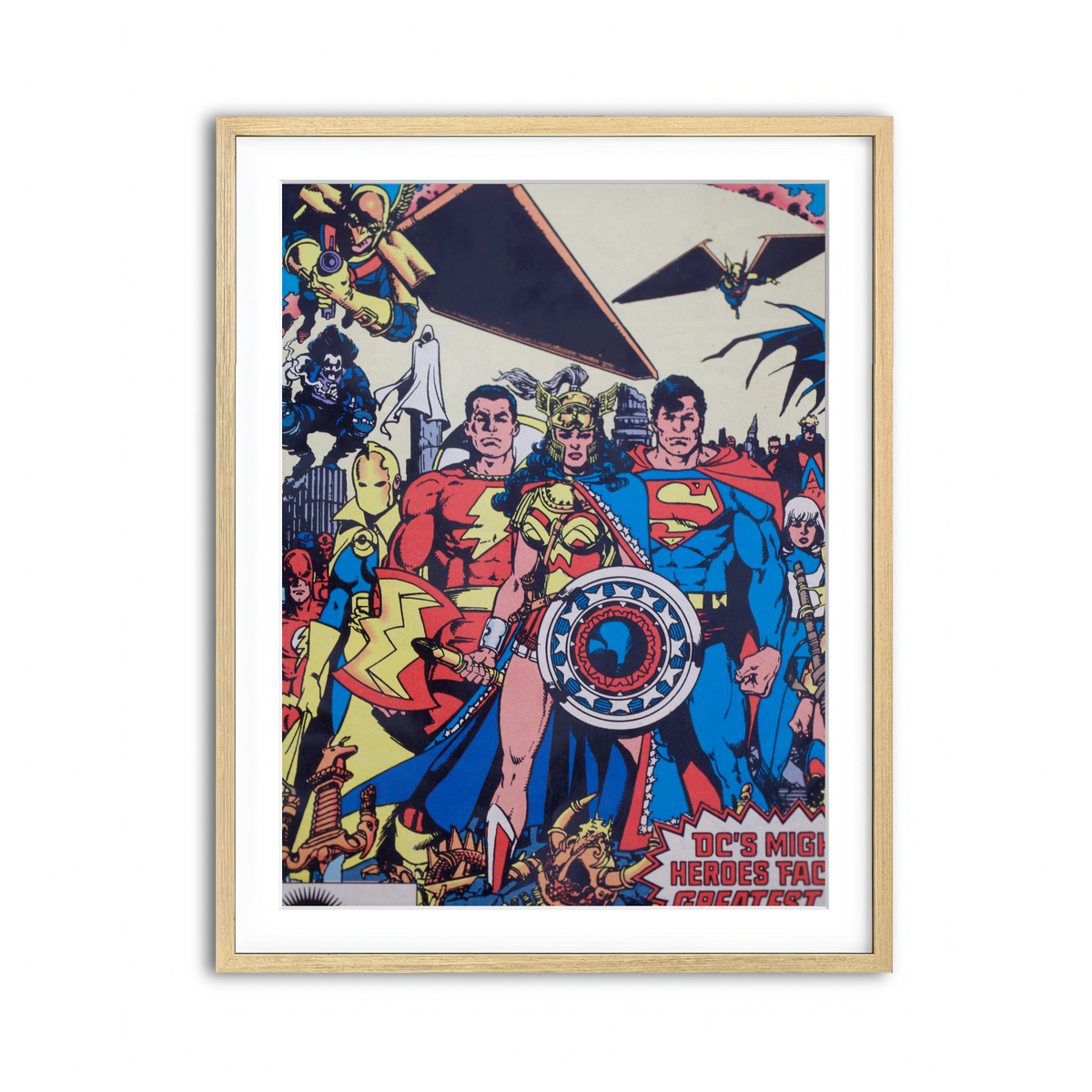 DC Superhero Comic Wall Art