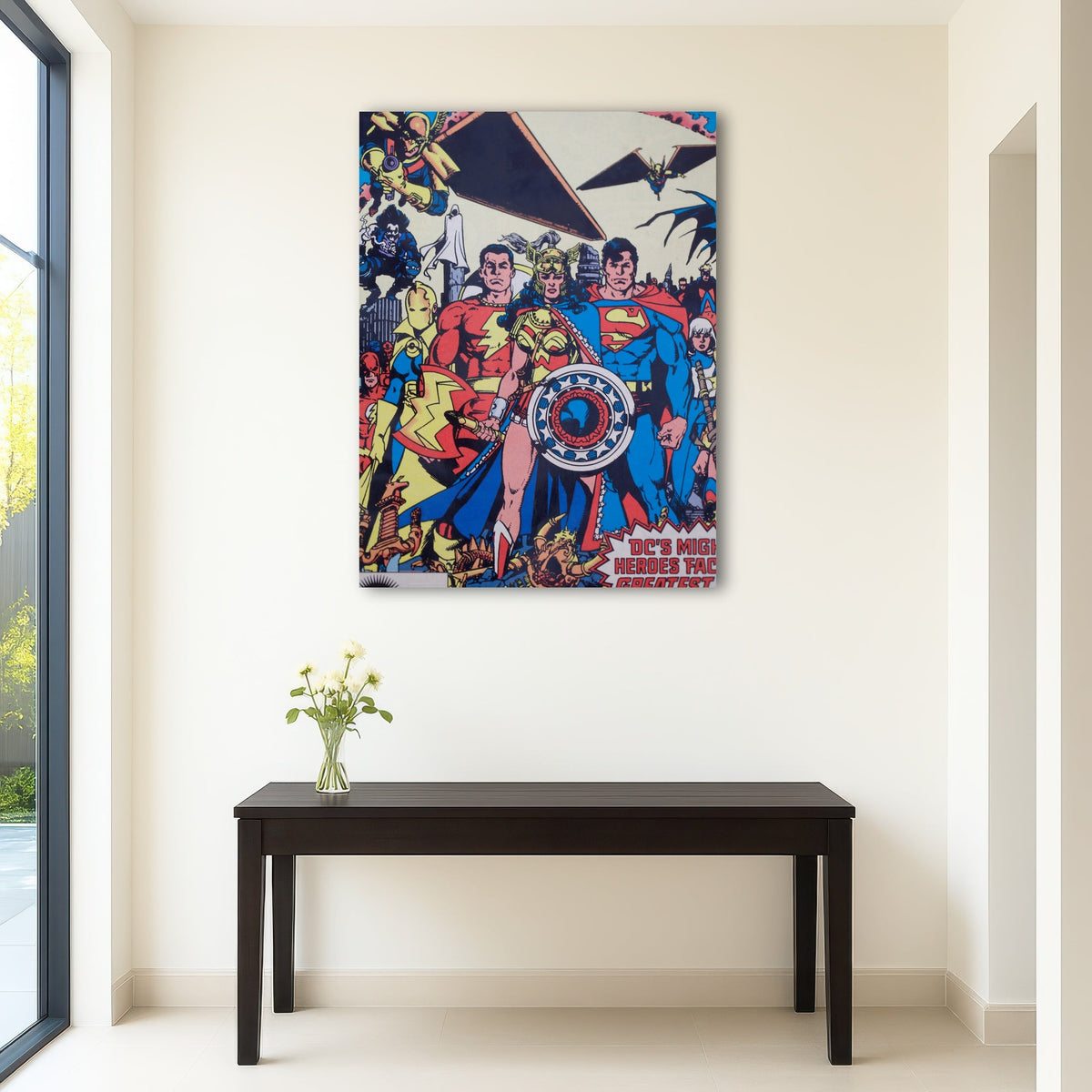 DC Superhero Comic Wall Art