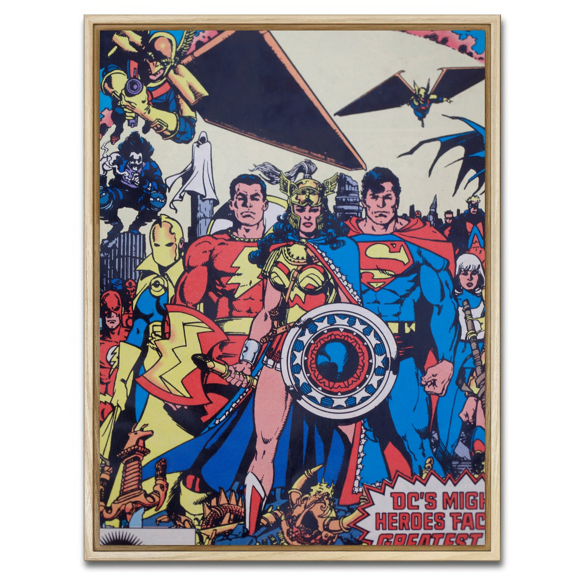 DC Superhero Comic Wall Art