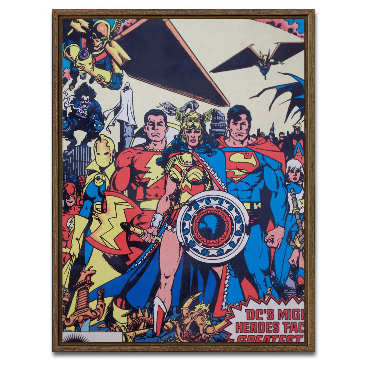 DC Superhero Comic Wall Art