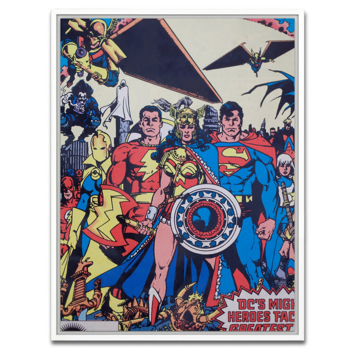 DC Superhero Comic Wall Art