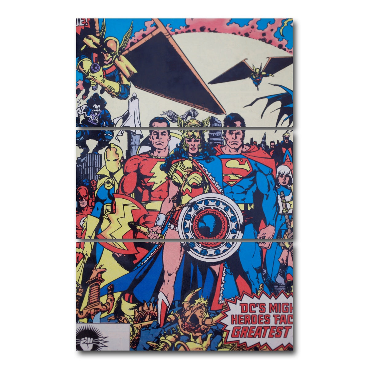 DC Superhero Comic Wall Art