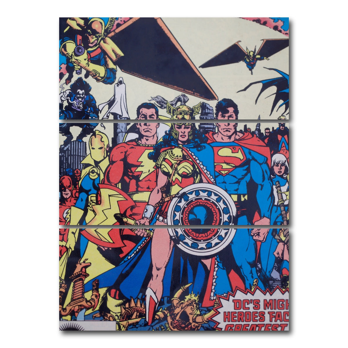 DC Superhero Comic Wall Art