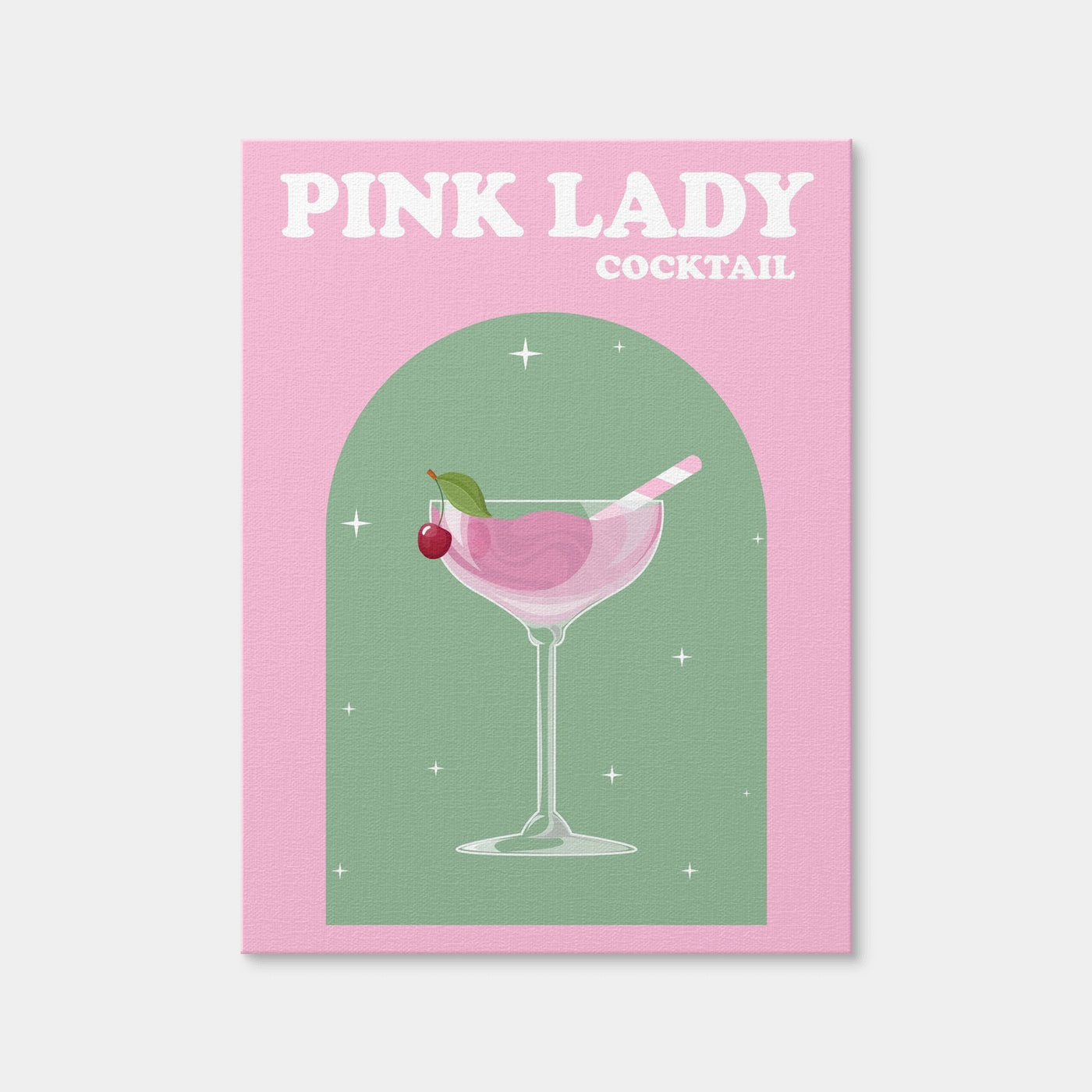 AUTO-MOCKUP WHITE | Drink Pink Lady | 1 Piece | Gallery Wrap Canvas | group=3x4