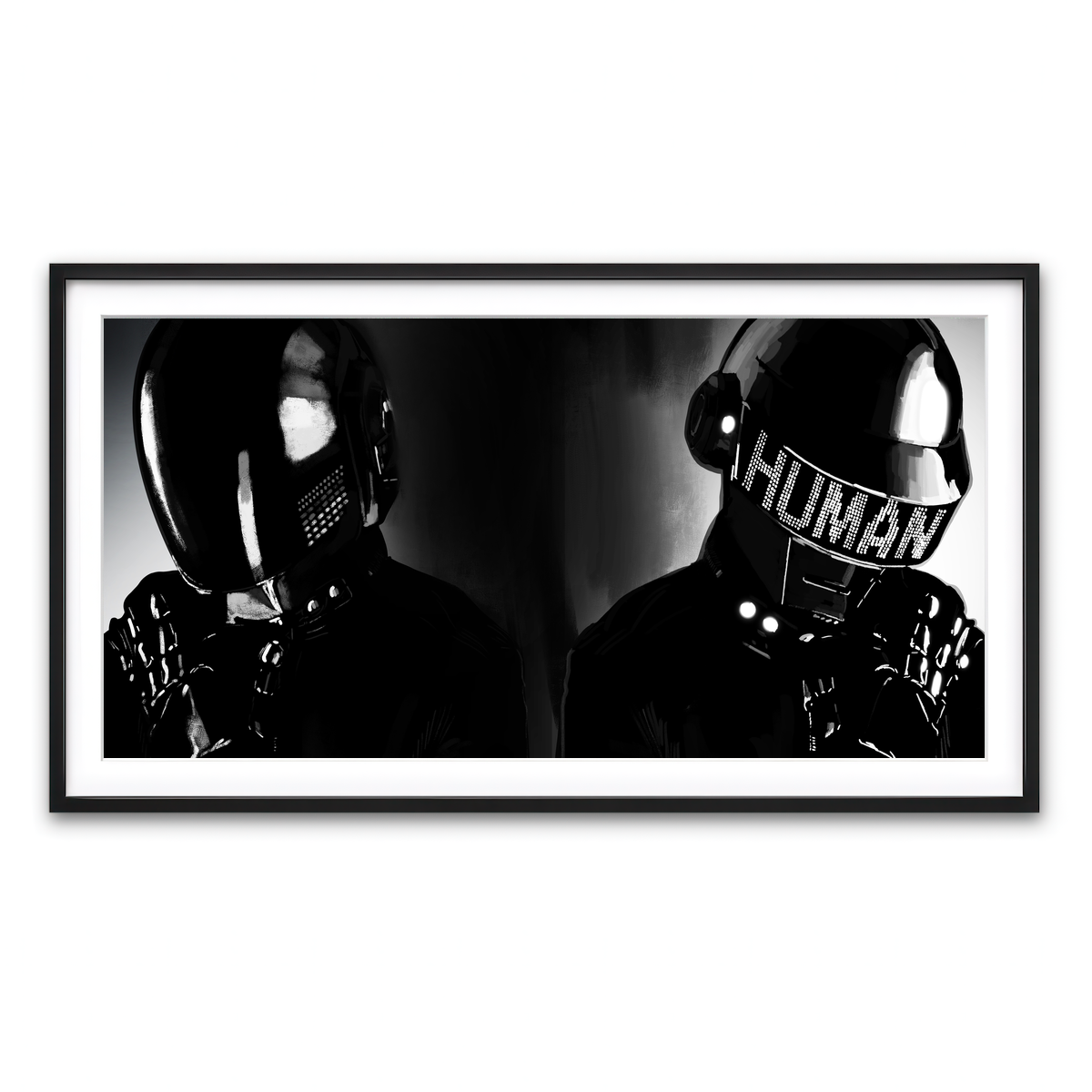 Framed Print 2x1 Black