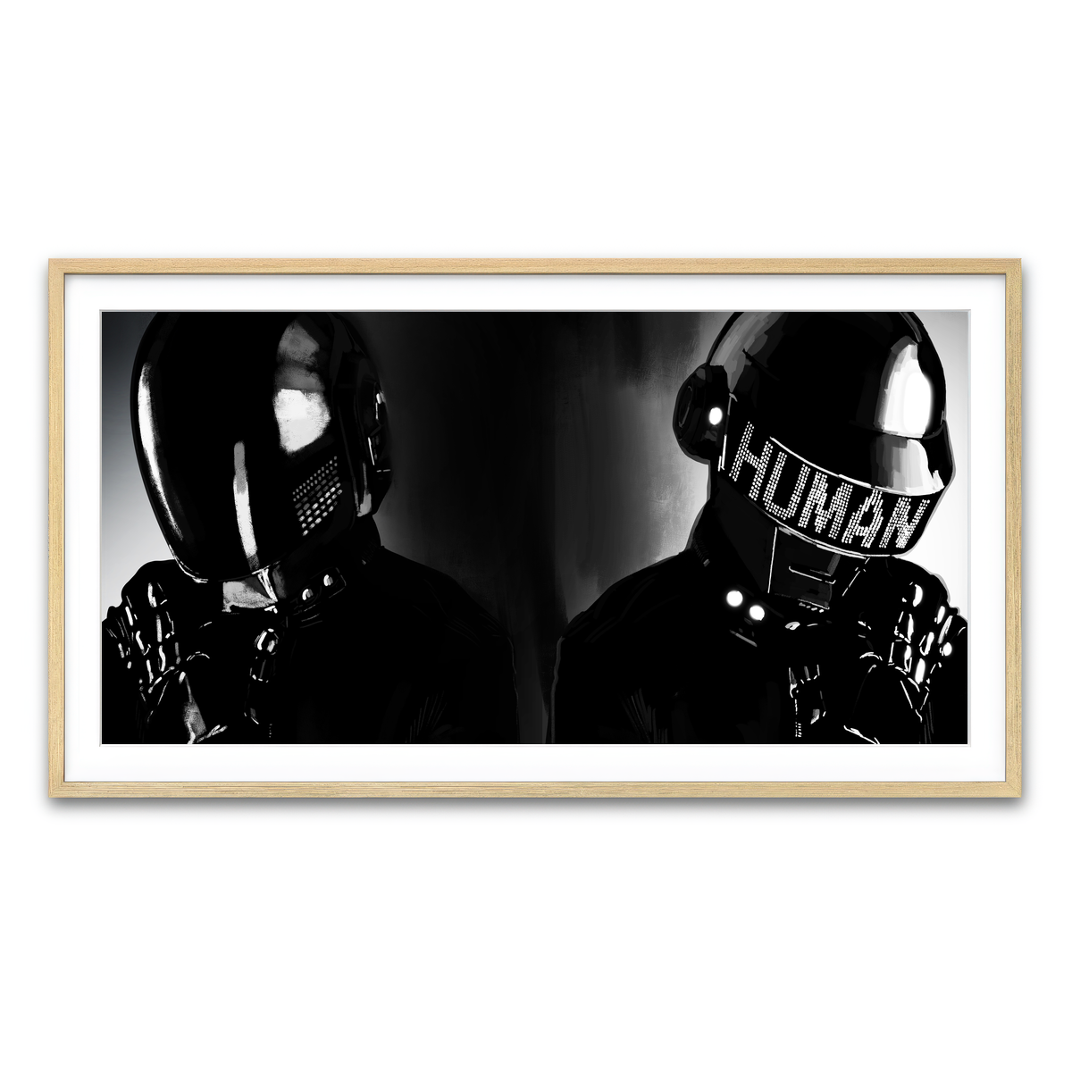 Framed Print 2x1 Natural