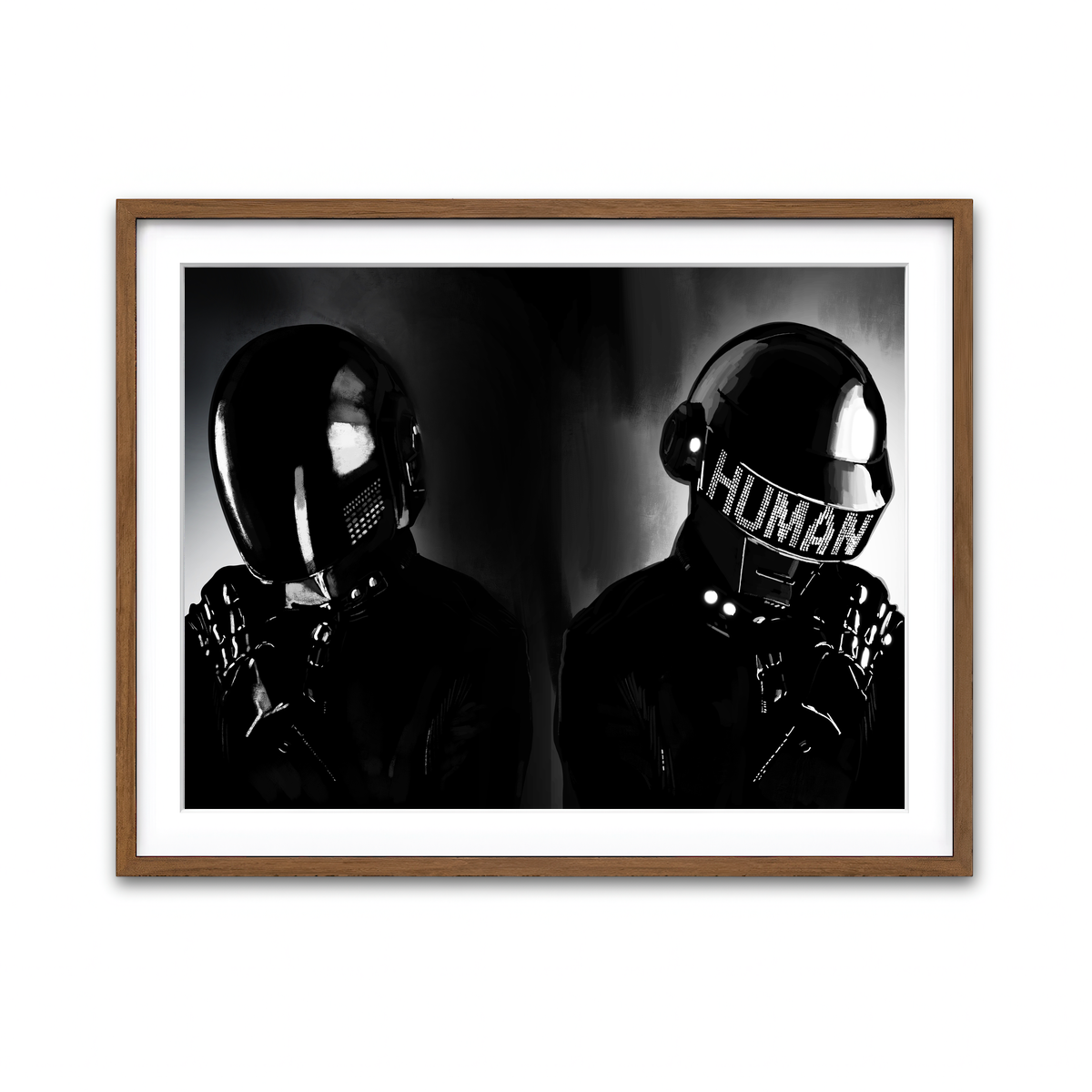 Framed Print 4x3 Walnut