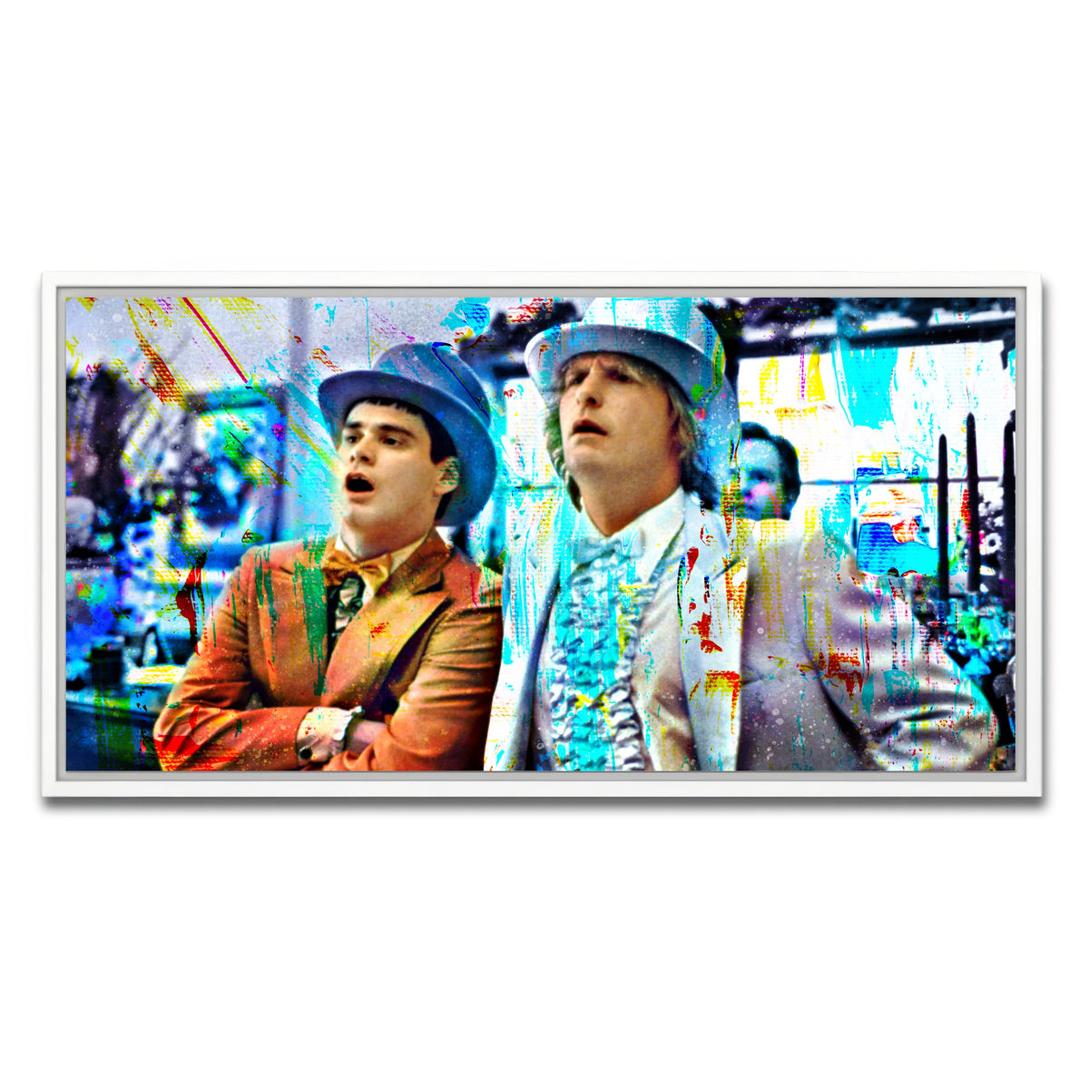 AUTO-MOCKUP WHITE | Dapper Harry & Lloyd | 1 Piece | White Framed Canvas | group=2x1