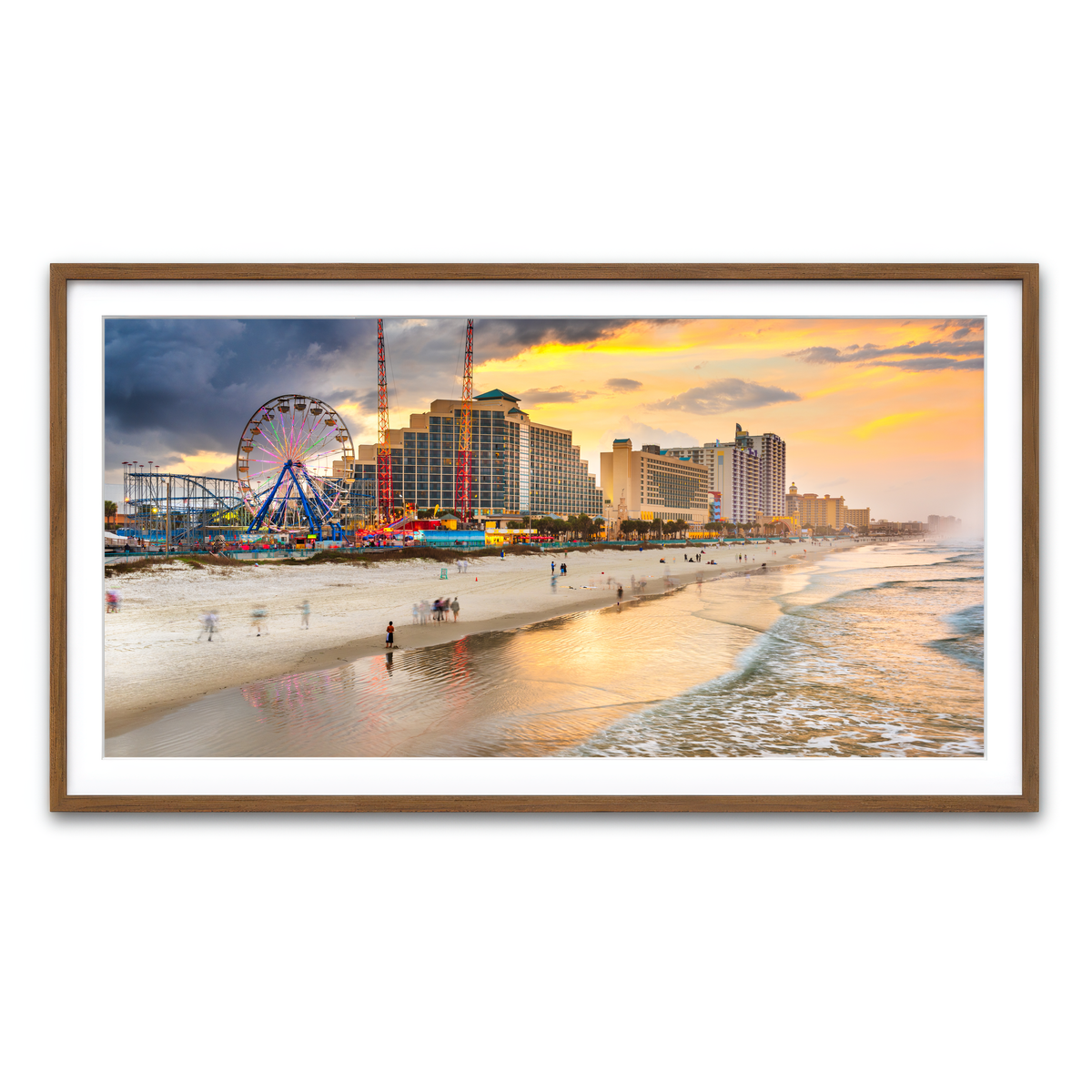 Framed Print 2x1 Walnut