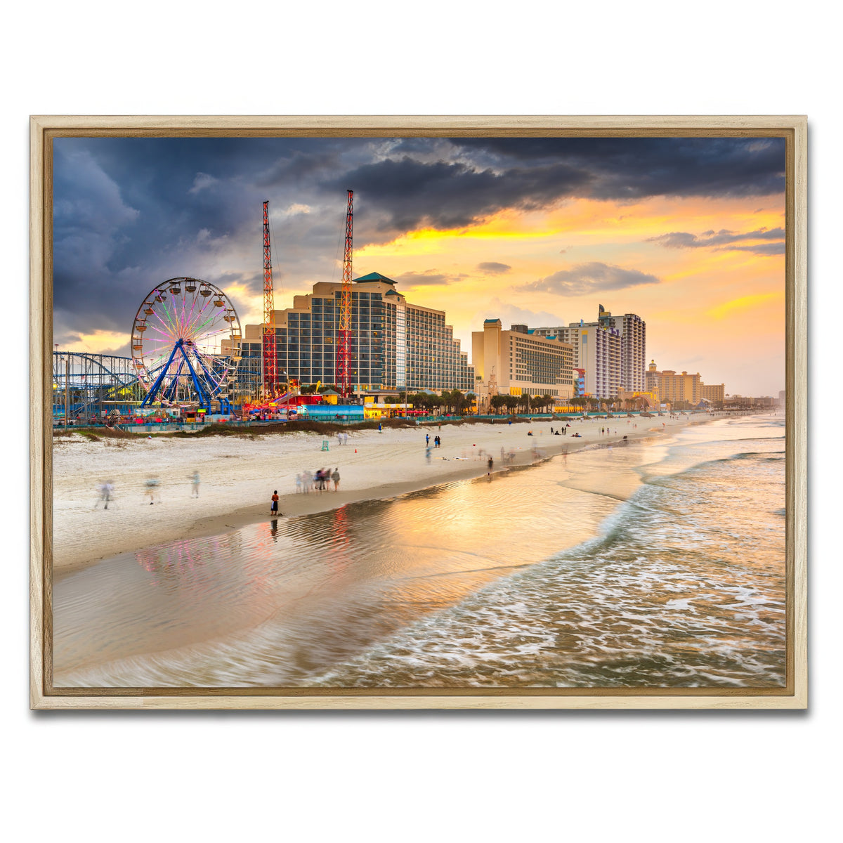 AUTO-MOCKUP WHITE | Daytona Beach | 1 Piece | Natural Framed Canvas | group=4x3
