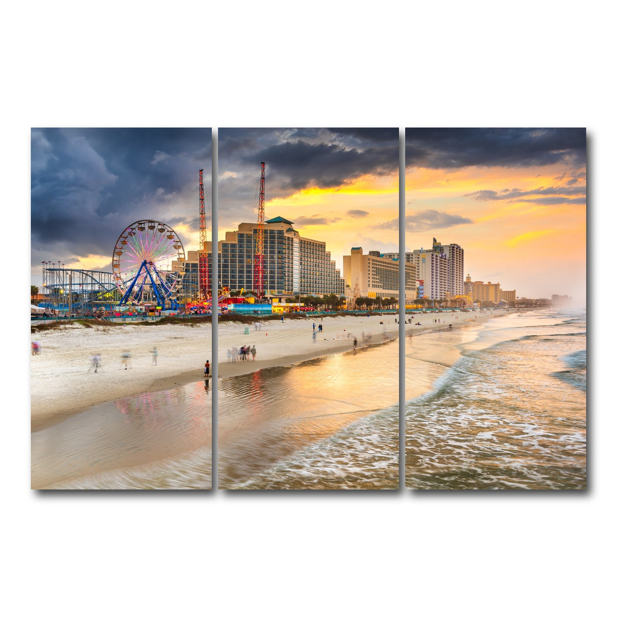 AUTO-MOCKUP WHITE | Daytona Beach | 3 Piece | Gallery Wrap Canvas | group=12x24