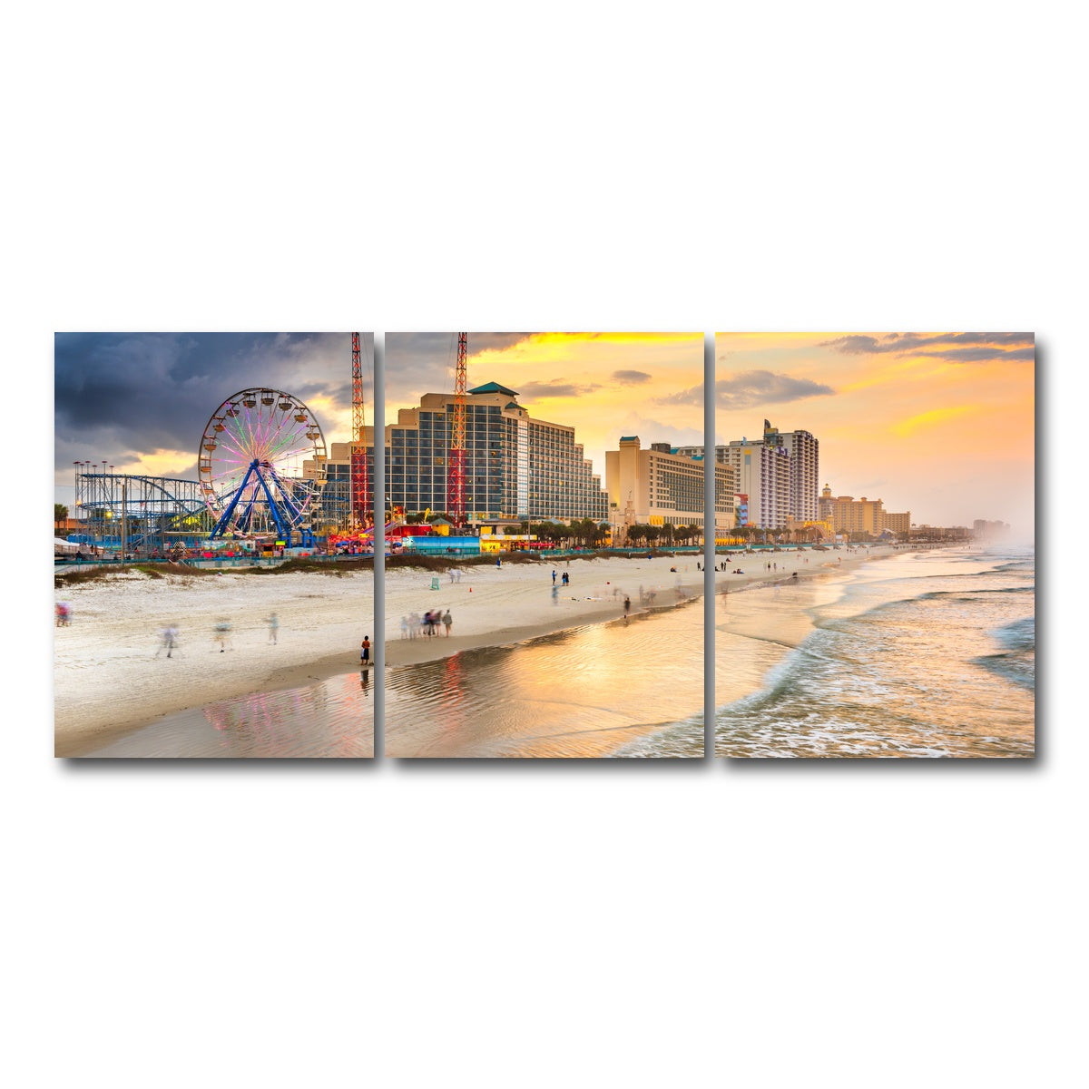 AUTO-MOCKUP WHITE | Daytona Beach | 3 Piece | Gallery Wrap Canvas | group=18x24