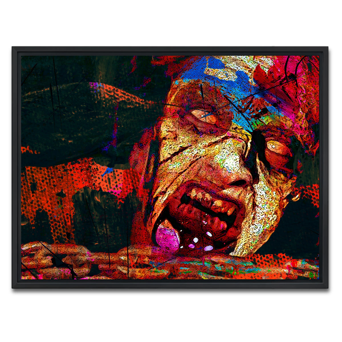 AUTO-MOCKUP WHITE | Deadite Cheryl | 1 Piece | Black Framed Canvas | group=4x3