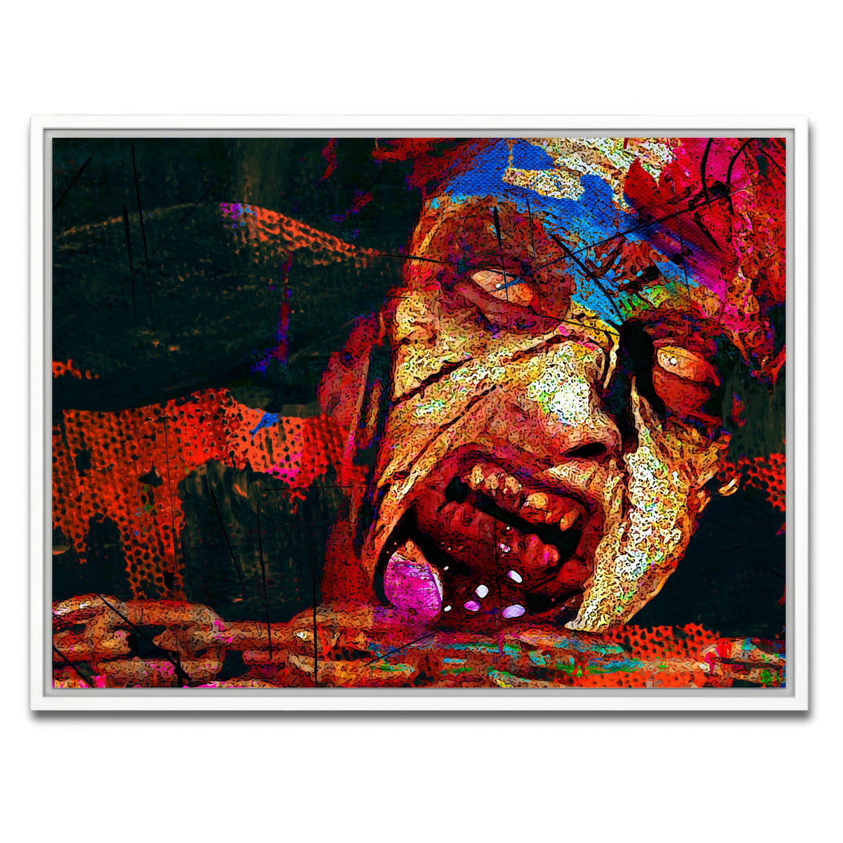 AUTO-MOCKUP WHITE | Deadite Cheryl | 1 Piece | White Framed Canvas | group=4x3