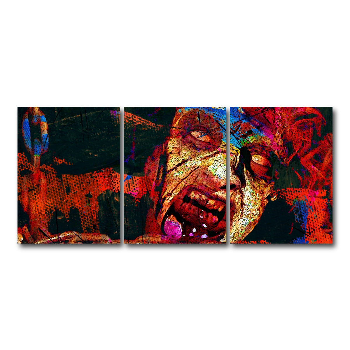 AUTO-MOCKUP WHITE | Deadite Cheryl | 3 Piece | Gallery Wrap Canvas | group=18x24