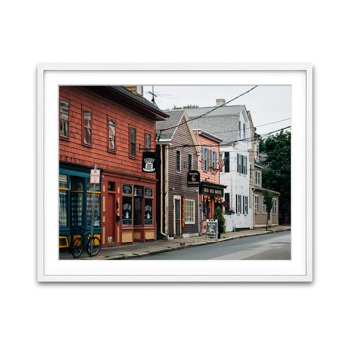 Framed Print 4x3 White