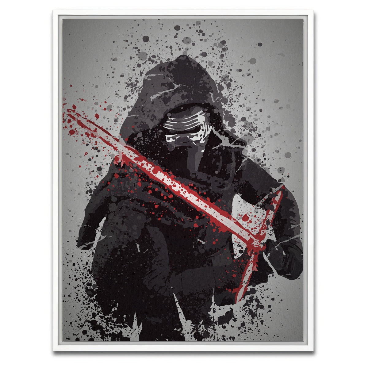 AUTO-MOCKUP WHITE | Destroy The Past | 1 Piece | White Framed Canvas | group=3x4