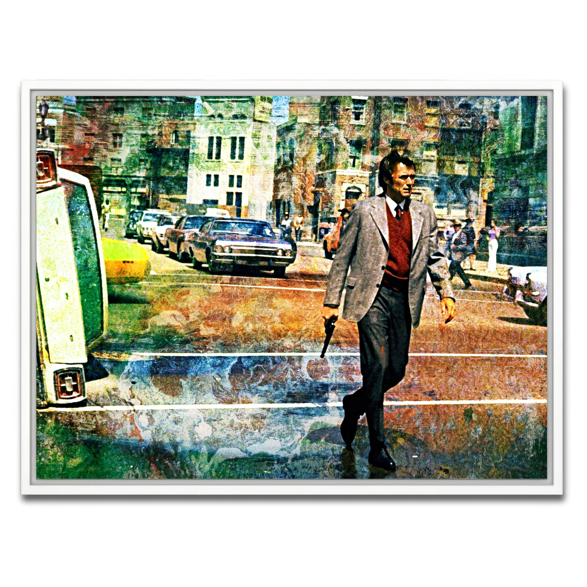 AUTO-MOCKUP WHITE | Dirty Harry | 1 Piece | White Framed Canvas | group=4x3