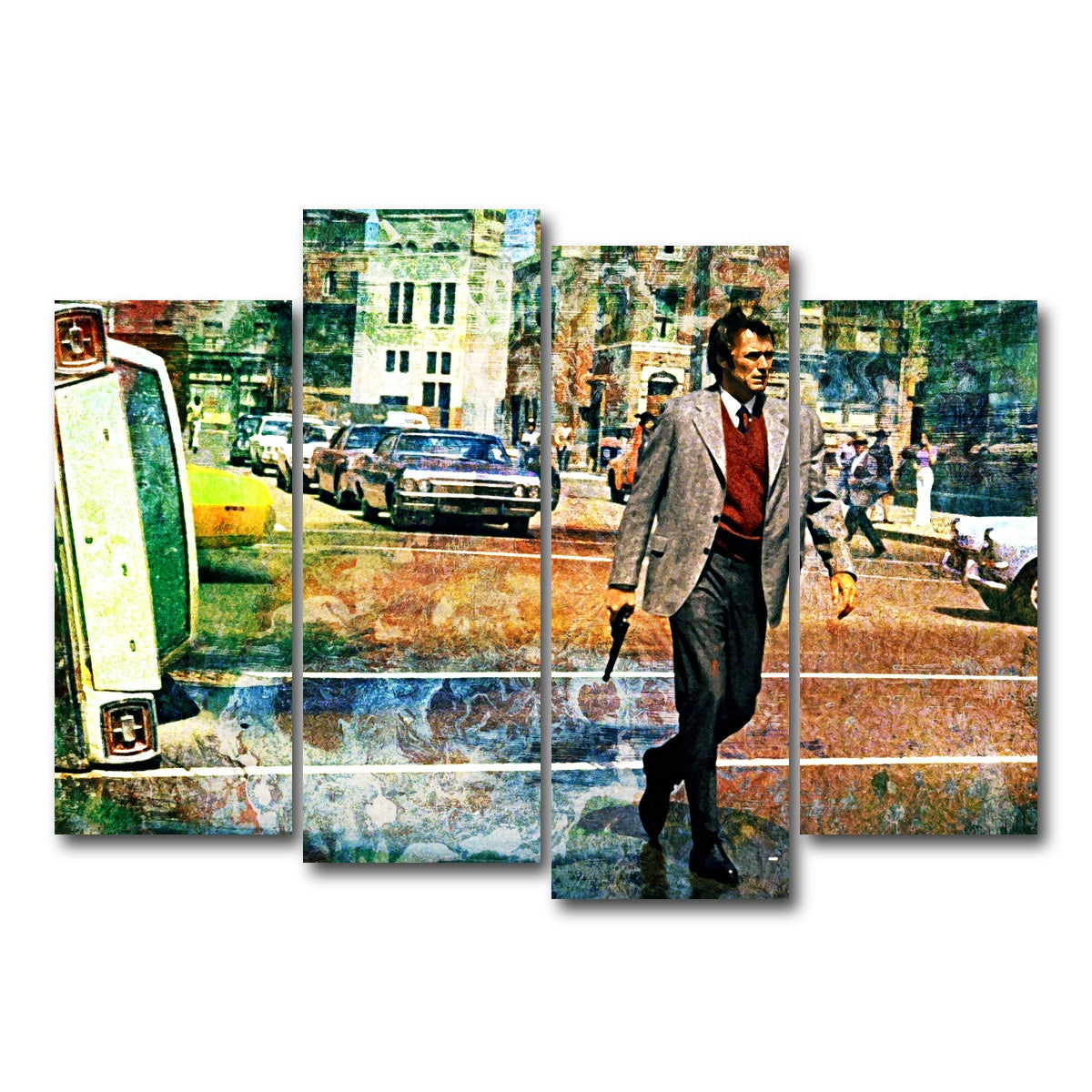 AUTO-MOCKUP WHITE | Dirty Harry | 4 Piece | Gallery Wrap Canvas | group=4_normal
