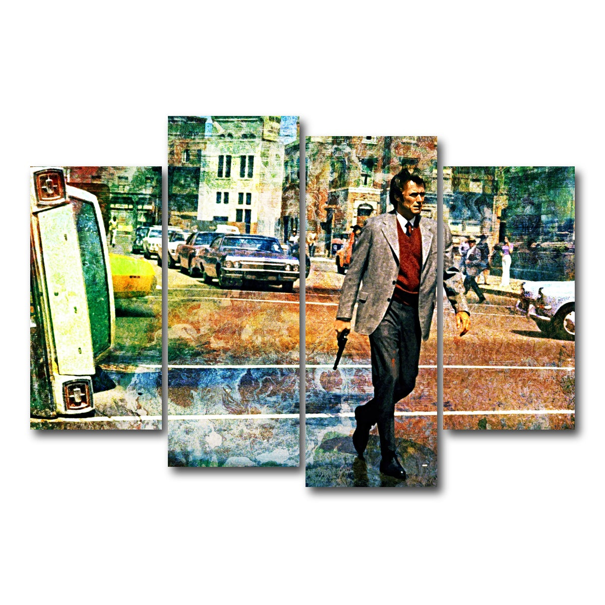 AUTO-MOCKUP WHITE | Dirty Harry | 4 Piece | Gallery Wrap Canvas | group=4_short