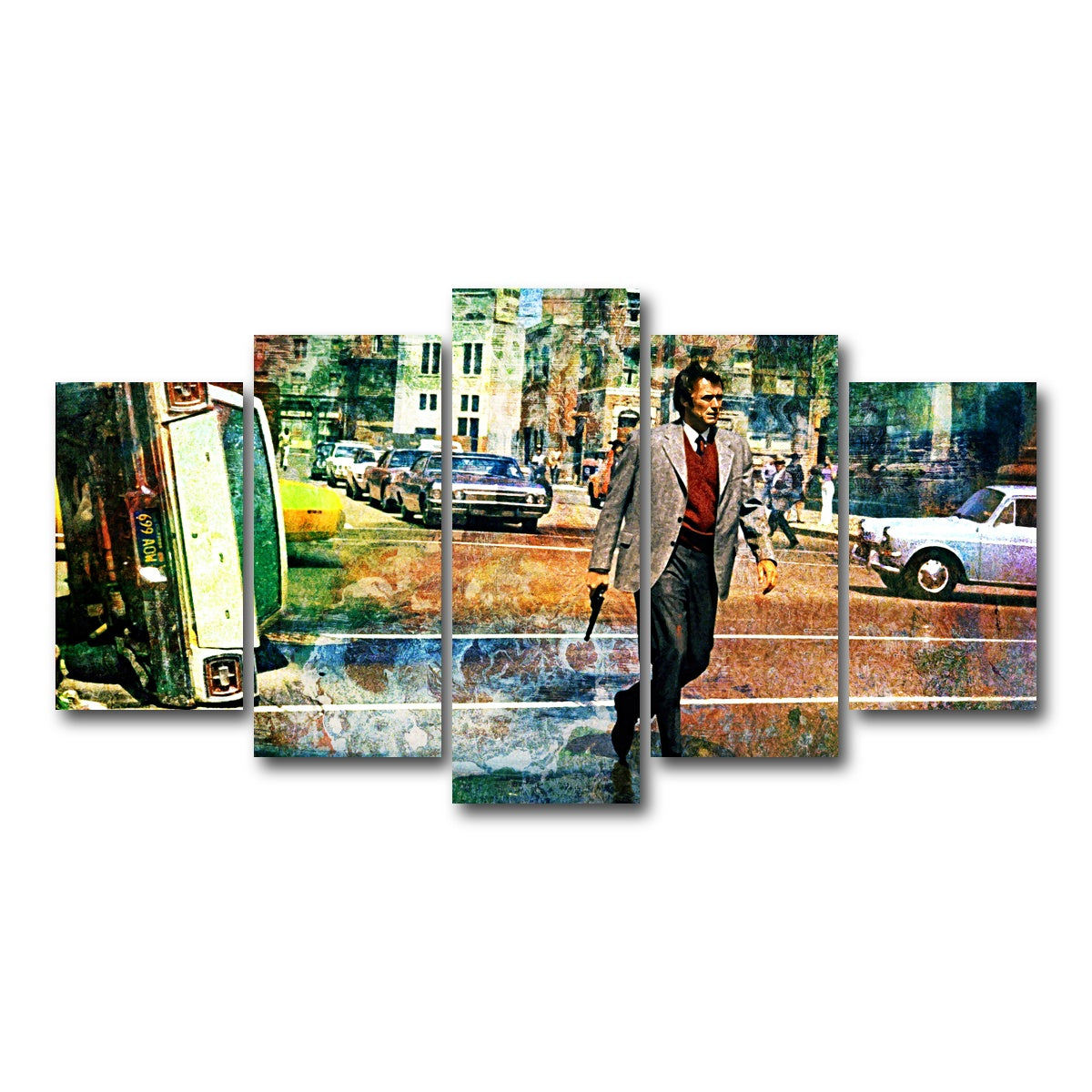 AUTO-MOCKUP WHITE | Dirty Harry | 5 Piece | Gallery Wrap Canvas | group=5_normal