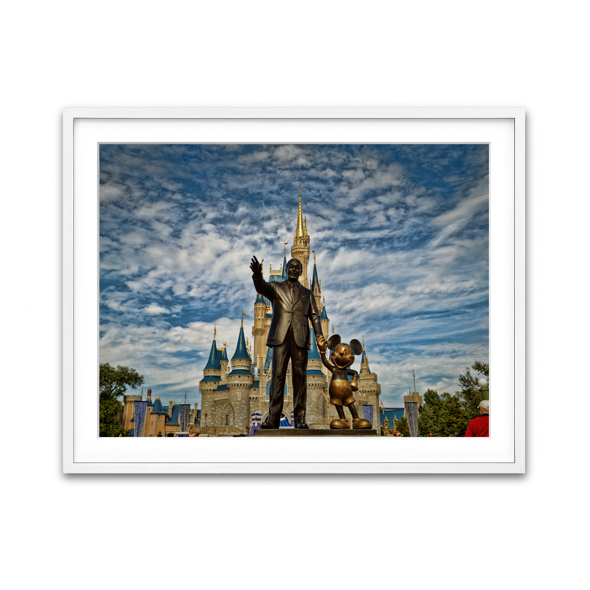 Framed Print 4x3 White