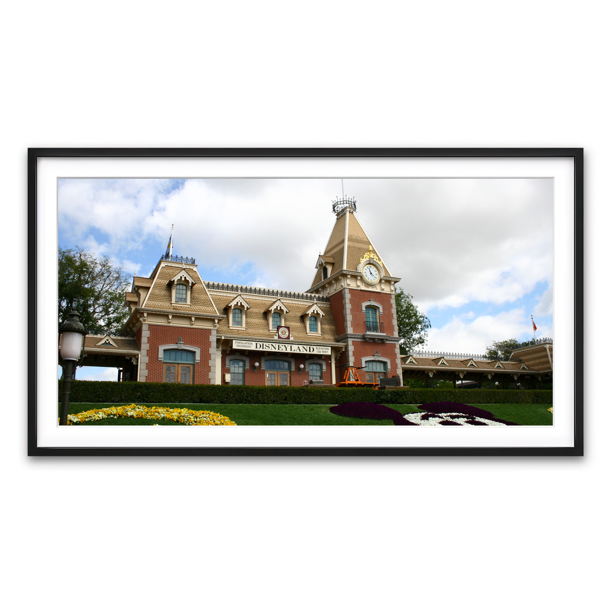 Disneyland Train Station Wall Art