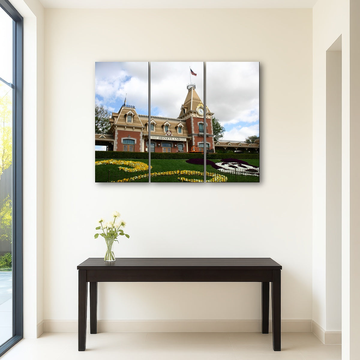 Disneyland Train Station Wall Art