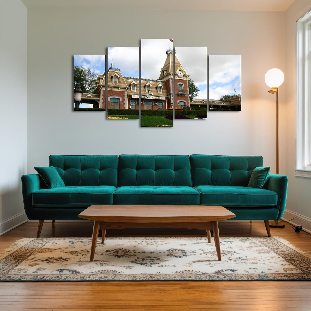 Disneyland Train Station Wall Art