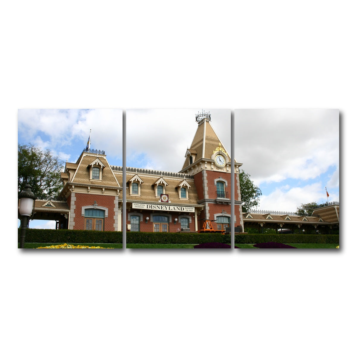 Disneyland Train Station Wall Art