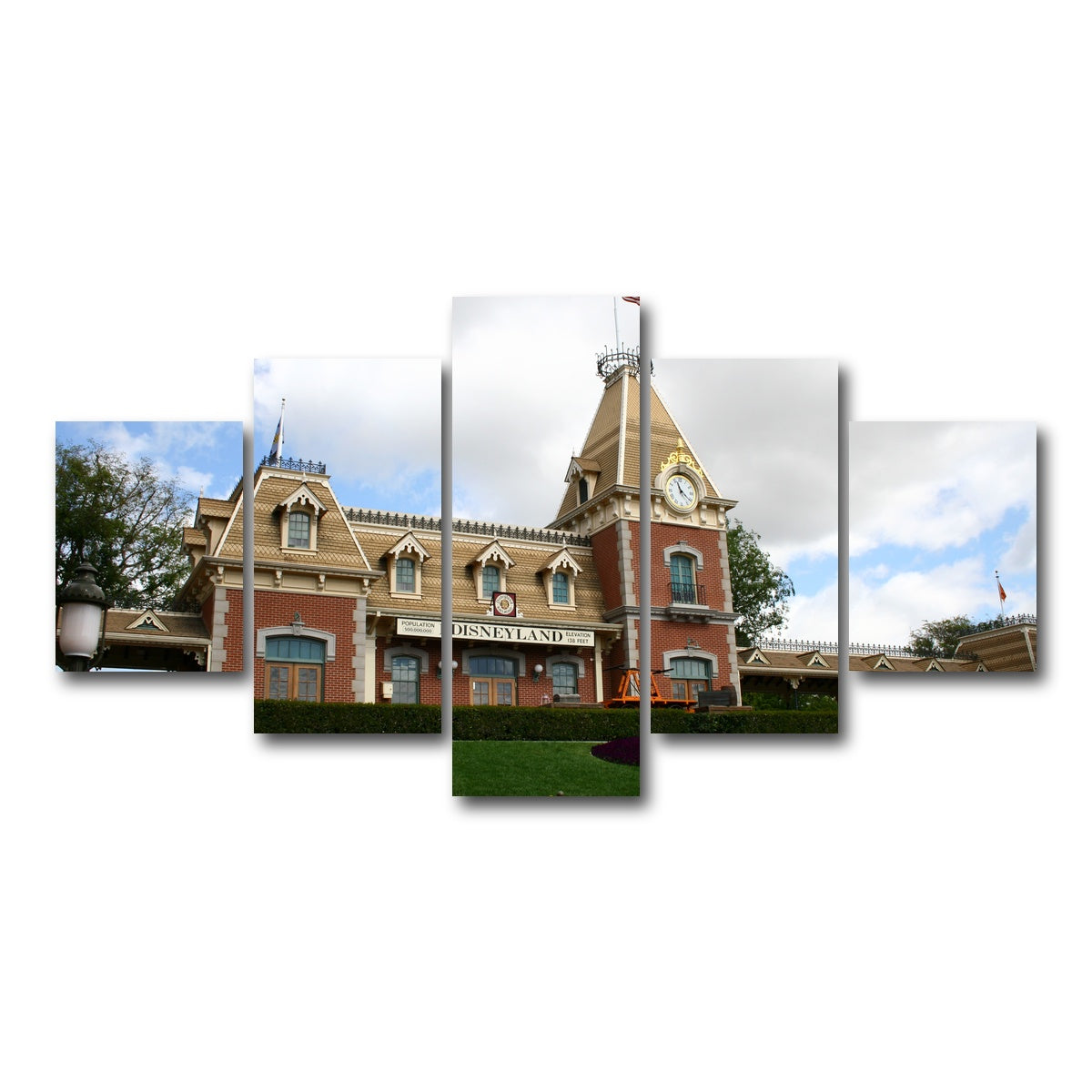 Disneyland Train Station Wall Art