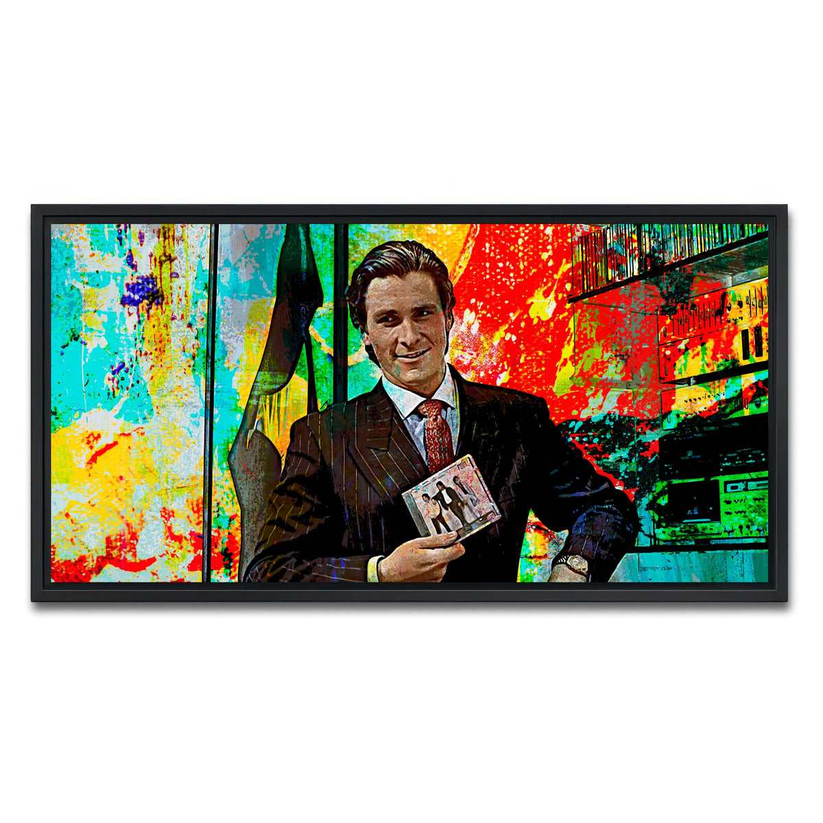 AUTO-MOCKUP WHITE | Do You Like Huey Lewis and the News | 1 Piece | Black Framed Canvas | group=2x1