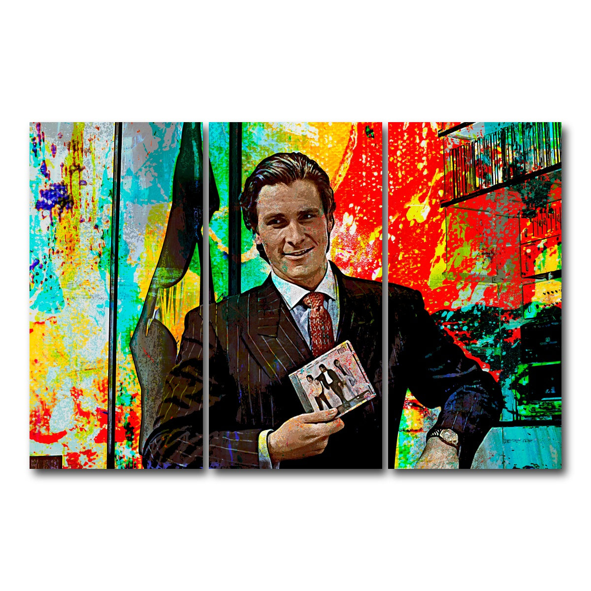 AUTO-MOCKUP WHITE | Do You Like Huey Lewis and the News | 3 Piece | Gallery Wrap Canvas | group=12x24
