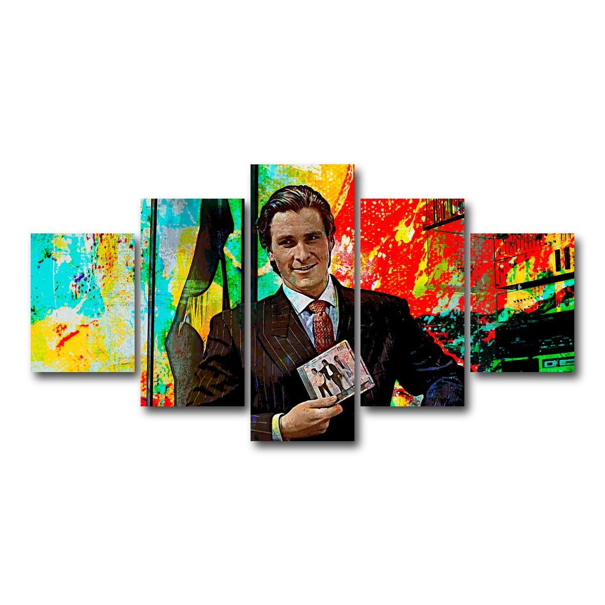 AUTO-MOCKUP WHITE | Do You Like Huey Lewis and the News | 5 Piece | Gallery Wrap Canvas | group=5_short