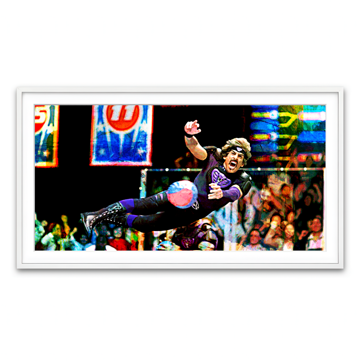 Framed Print 2x1 White