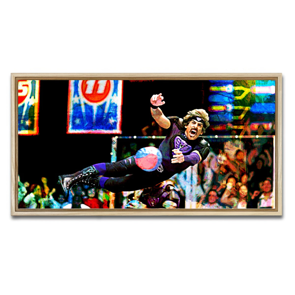 AUTO-MOCKUP WHITE | Dodgeball | 1 Piece | Natural Framed Canvas | group=2x1