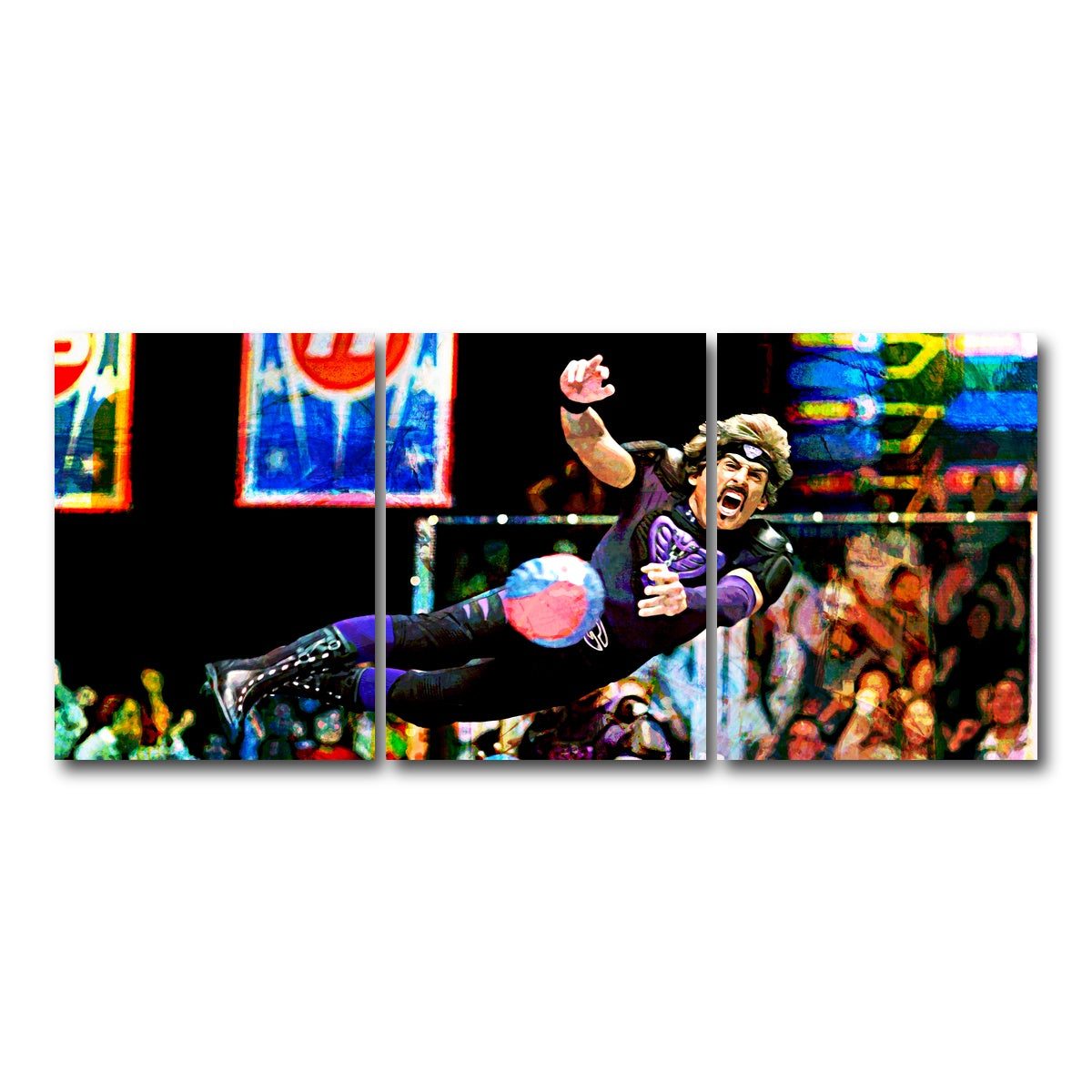 AUTO-MOCKUP WHITE | Dodgeball | 3 Piece | Gallery Wrap Canvas | group=18x24