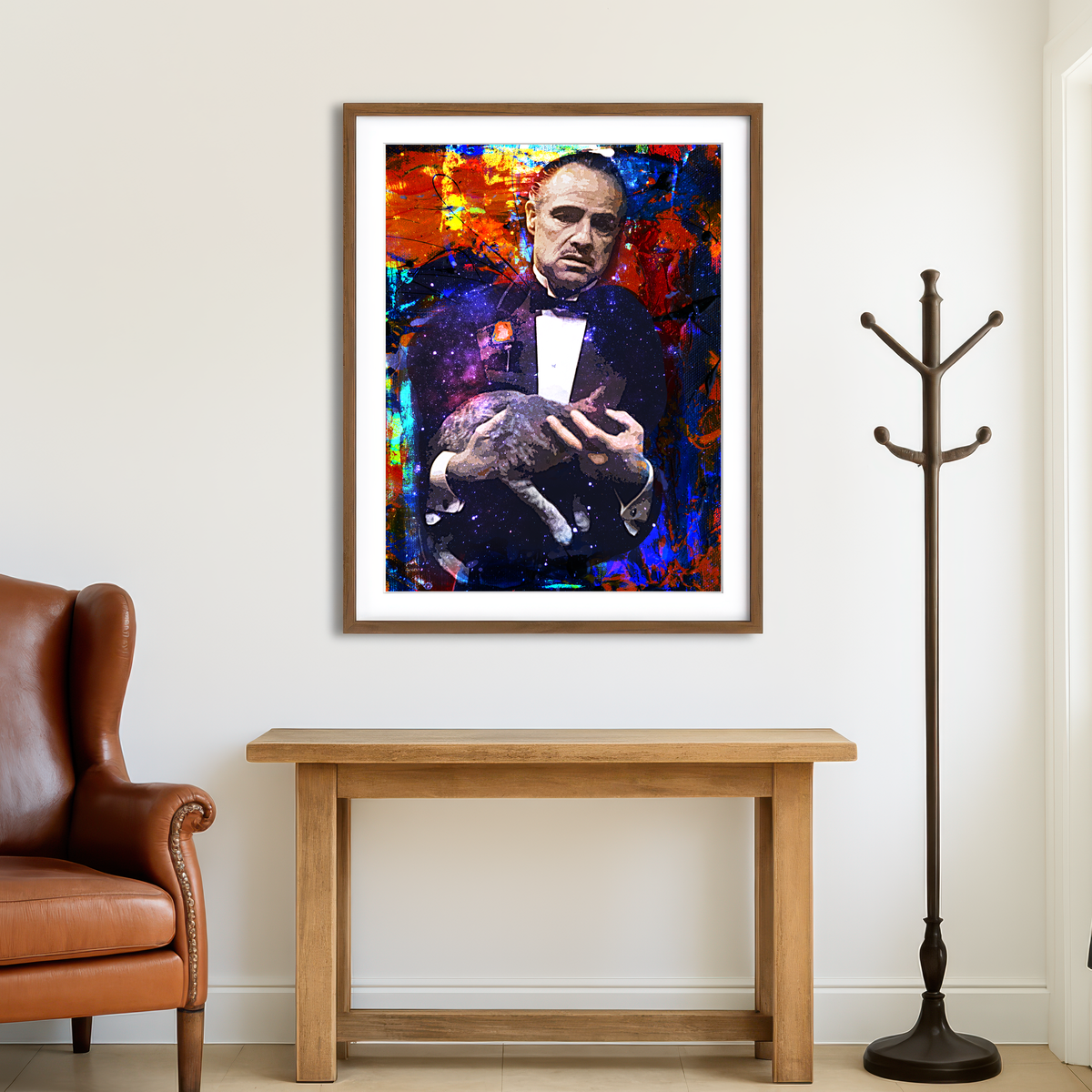 AUTO-MOCKUP ROOM | Don Corleone Wall Art