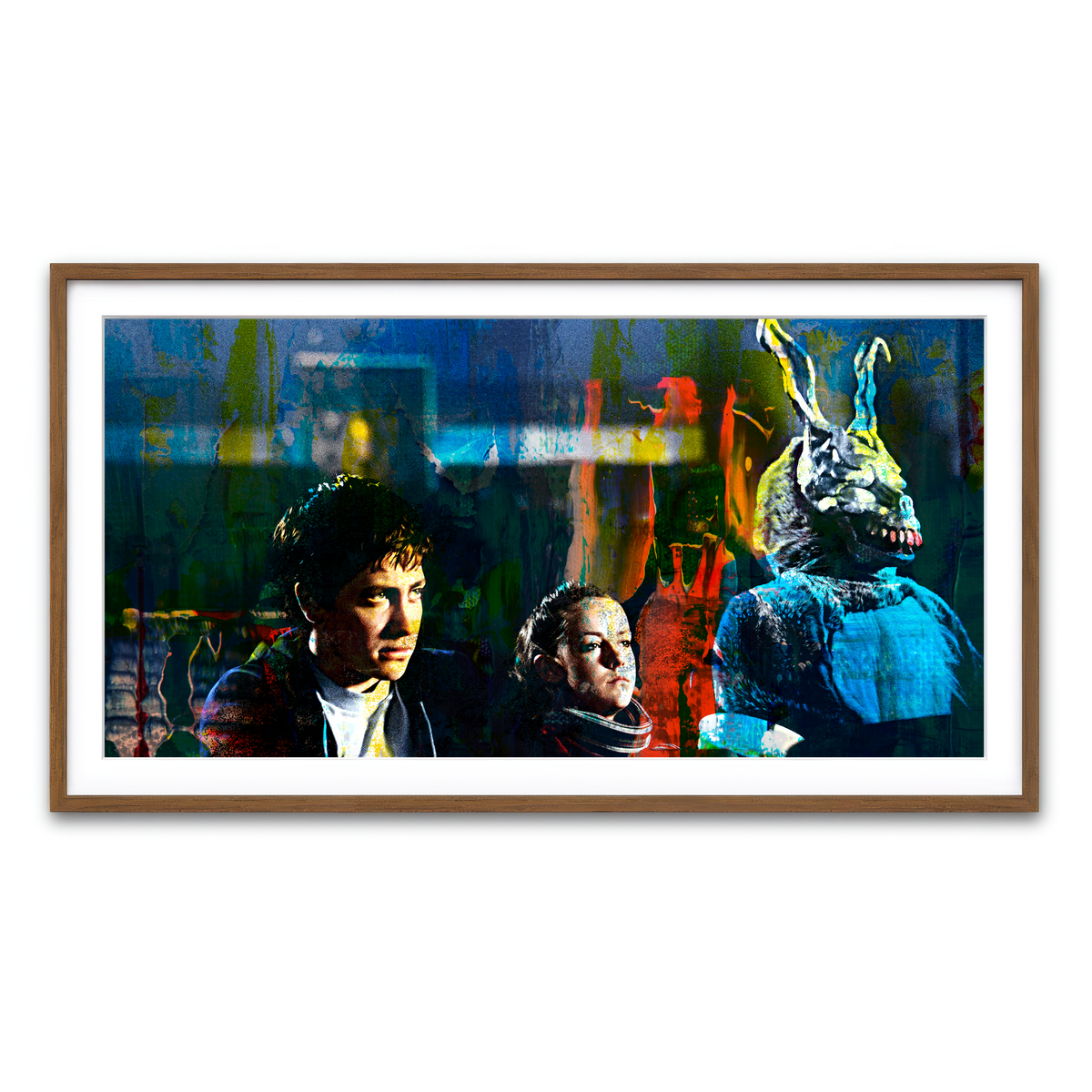 Framed Print 2x1 Walnut