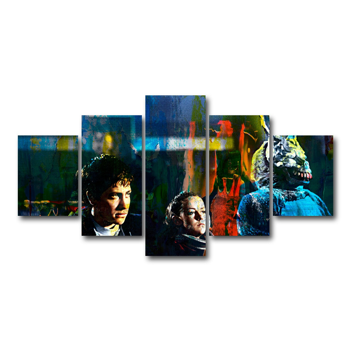 AUTO-MOCKUP WHITE | Donnie Darko | 5 Piece | Gallery Wrap Canvas | group=5_short