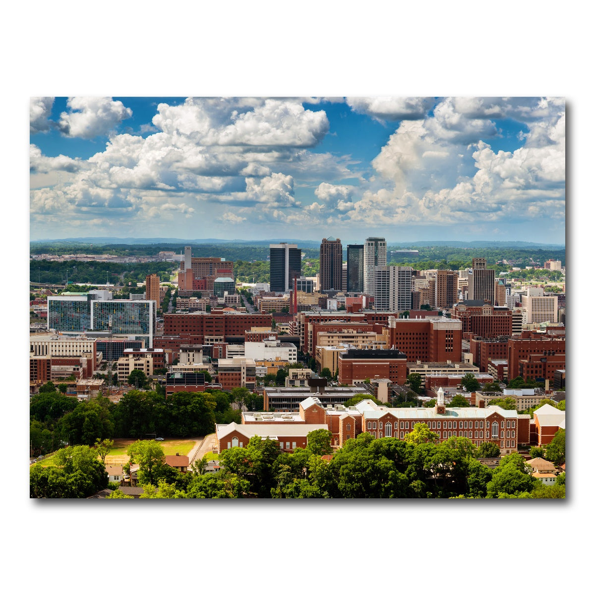 AUTO-MOCKUP WHITE | Downtown Birmingham | 1 Piece | Gallery Wrap Canvas | group=4x3