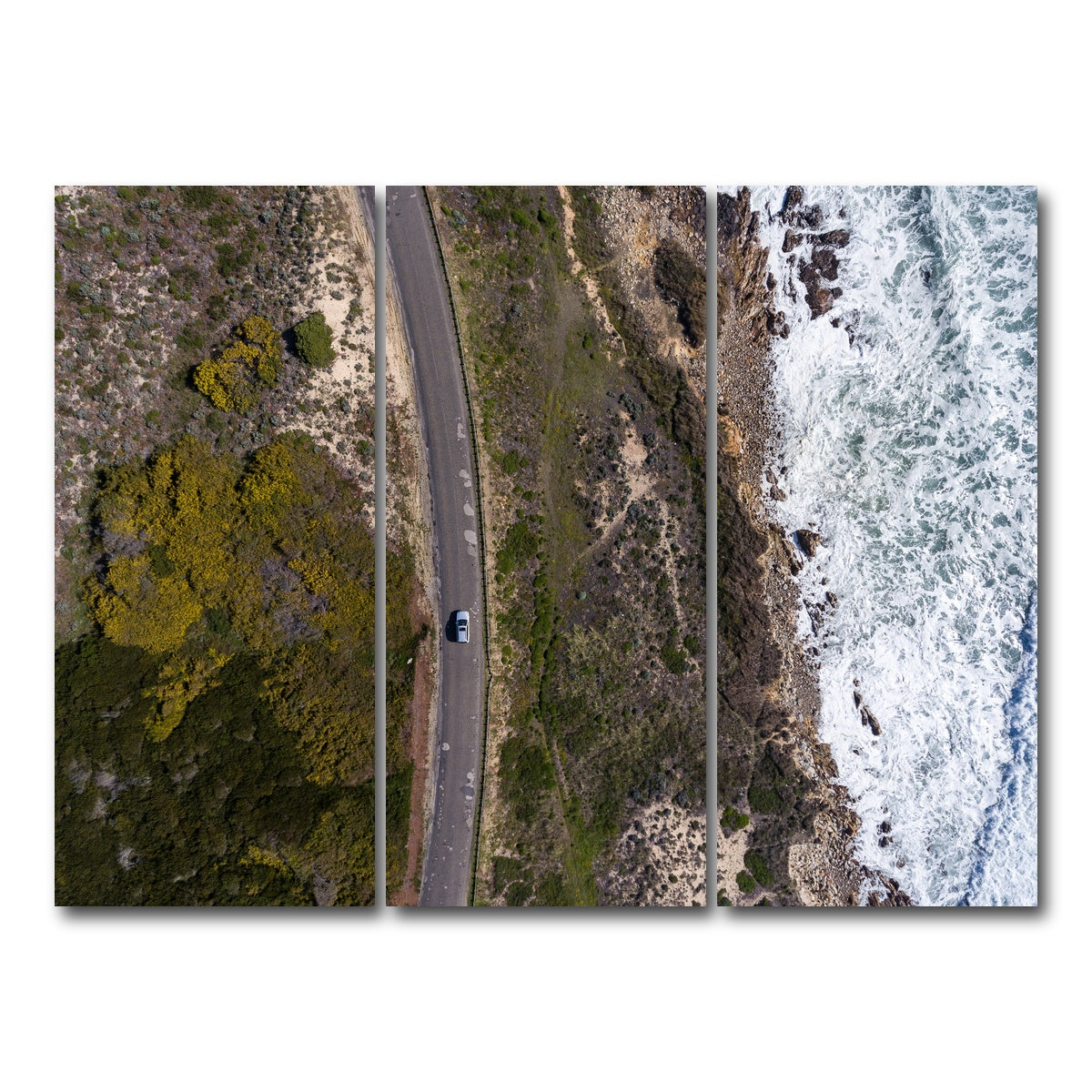 AUTO-MOCKUP WHITE | Drive With A View | 3 Piece | Gallery Wrap Canvas | group=8x18